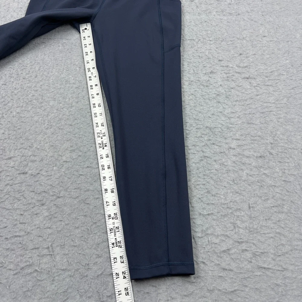 Lululemon Invigorate High-Rise Tight 25" Womens 10 Iron Blue Everlux Pant W5CQFS - Picture 7 of 12